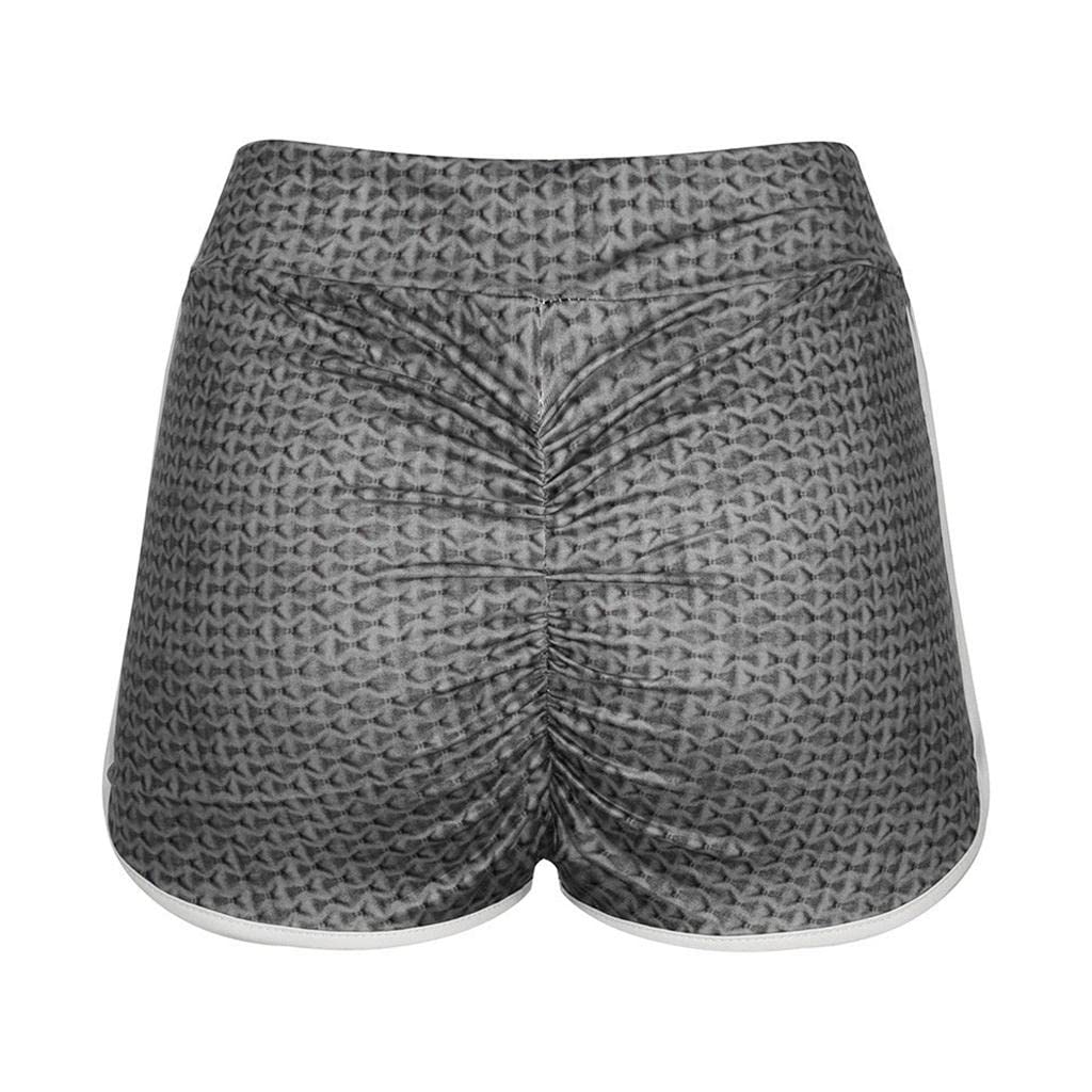 enakshi (label) Women High Waist Yoga Shorts Home Gym Sports Fitness Gray XL|Clothing, Shoes & Accessories | Womens Clothing | Shorts-picture-26