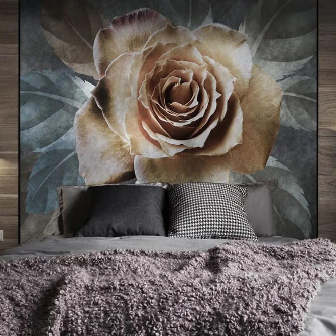 Papier peint photo 3D roses de style européen pour salon et chambre 400x280 cm