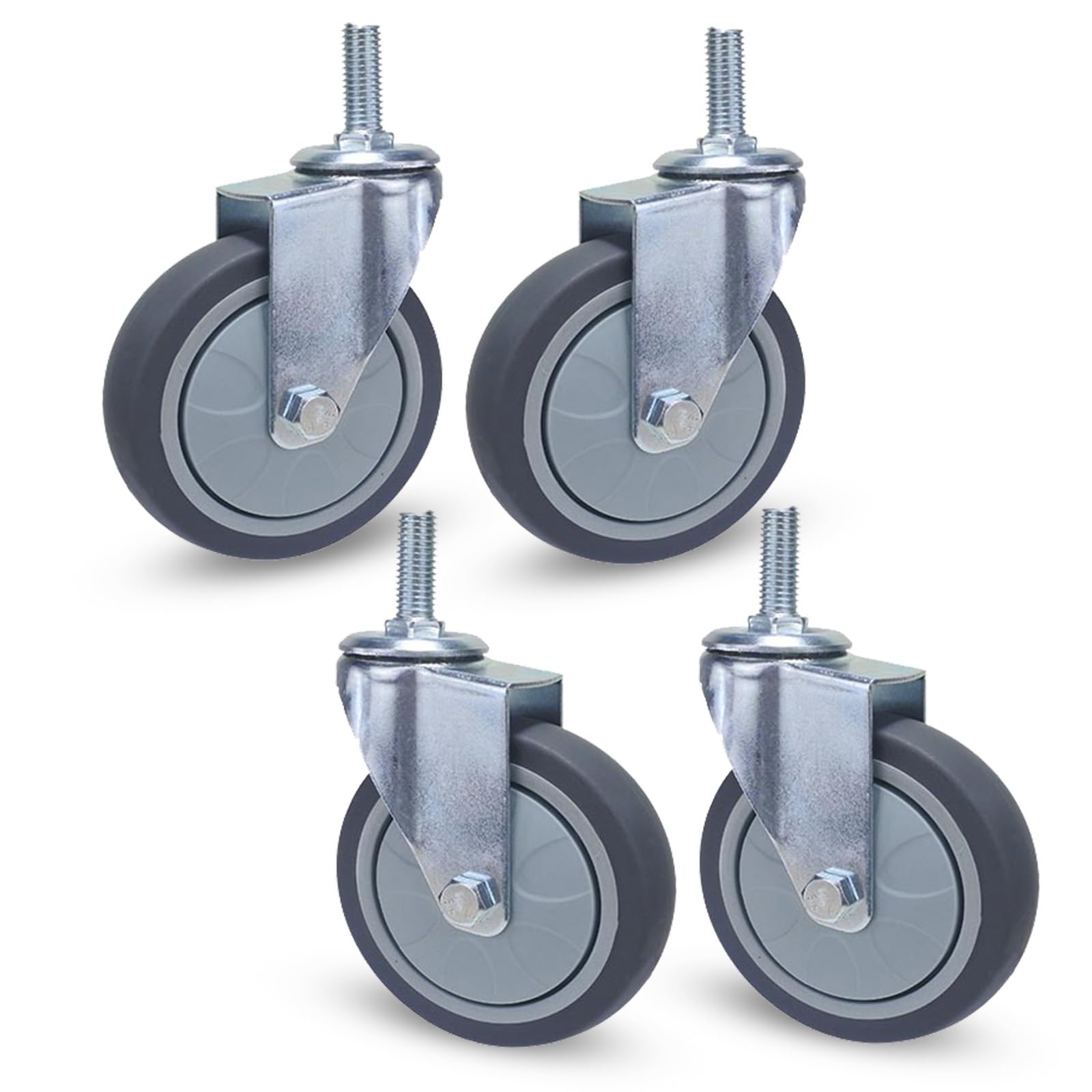 Roulettes de meubles 100 mm M12 silencieuses pour am&eacute;nager votre atelier