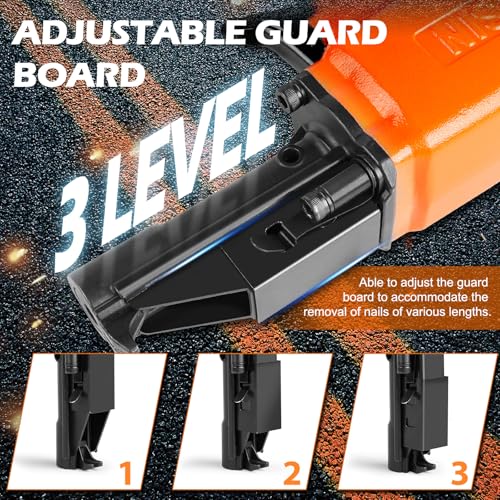 KAMSIN BD70 Pneumatic Nail Puller with Safety, Labor-saving Air Denailer for Removing Rusty Pallet Nails from Discard or Recycled Wood - Image 2