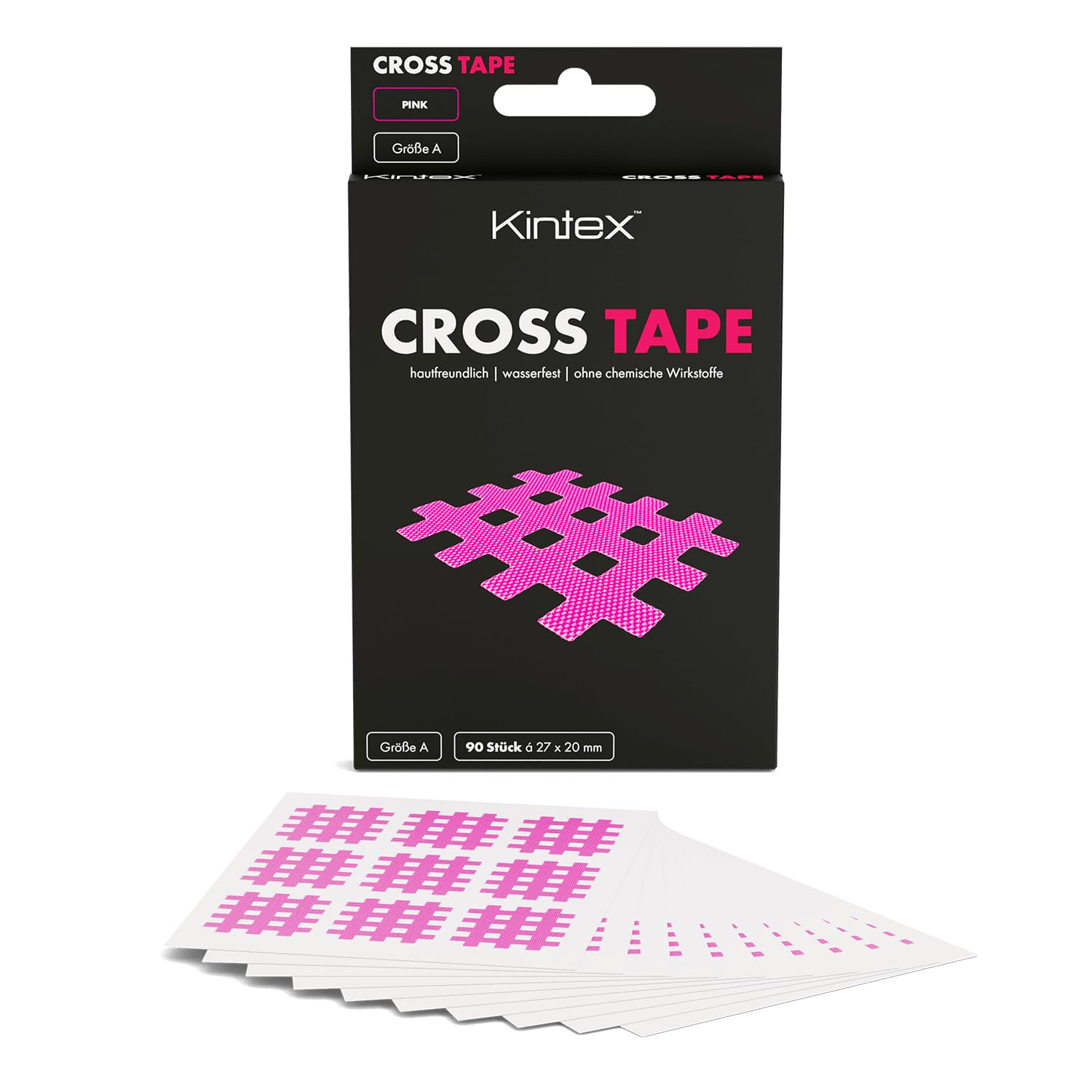 Kintex Taśma poprzeczna, różne kolory i rozmiary, akupunktura, trigger, punkt bólu, plaster siatkowy