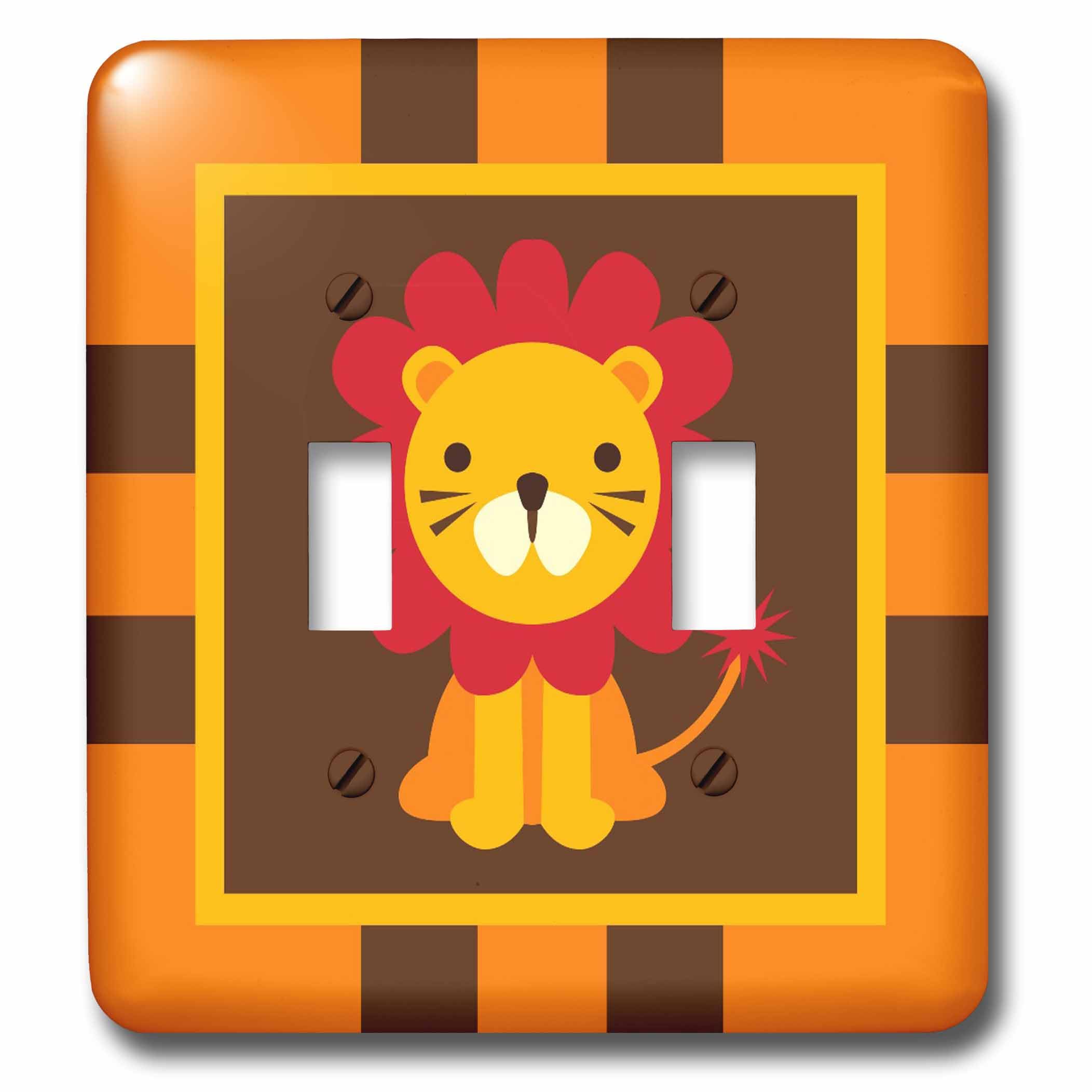 Interrupteur à bascule motif lion 3dRose Lsp_79248_2 pour décoration murale