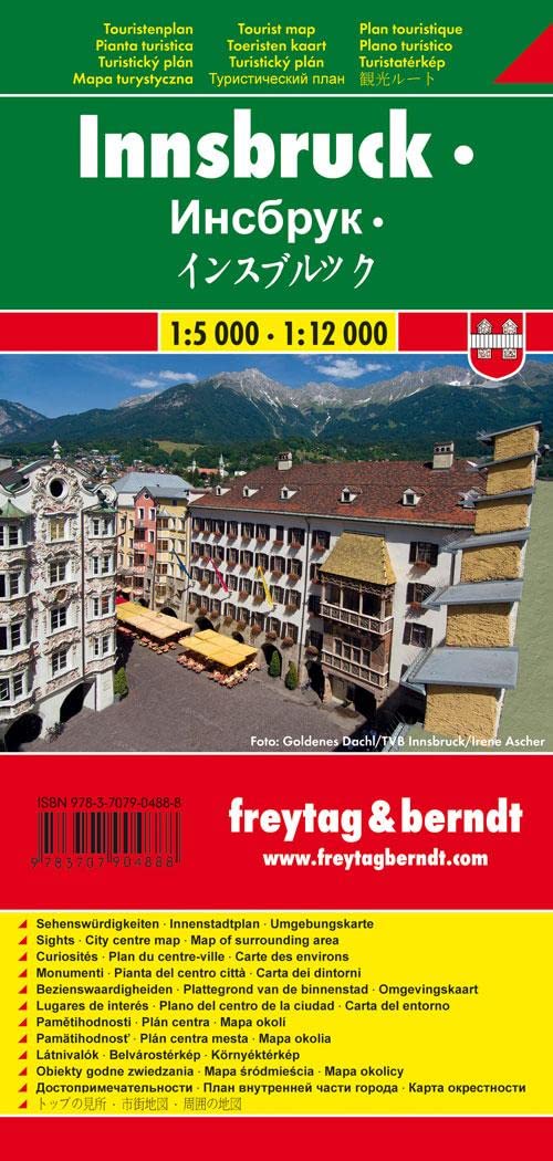 F&B Innsbruck: Stadskaart 1:5 000 / 1:12 000