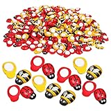 VILLCASE 1セット 木製の装飾 ラウンドステッカー ブックステッカー クラフト用の蜂のチャーム 再利用可能な 香油 蜂の装飾 ミニ ジャンクジャーナル用品 蜜蝋 400個