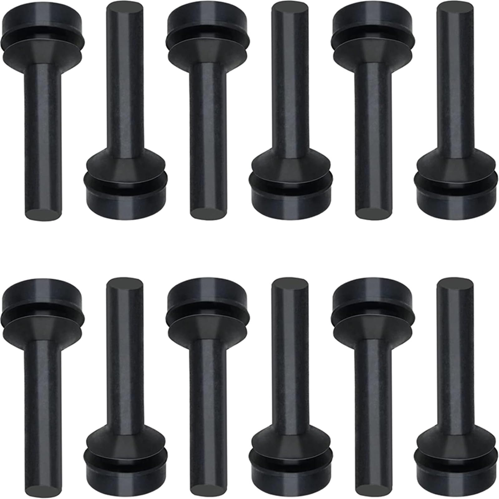 Yhplxyuus 12Pieces Stove Foot Pads Replacement Feet Rubber Pads Grate Bumpers for WB02X24790 Grate Bumpers