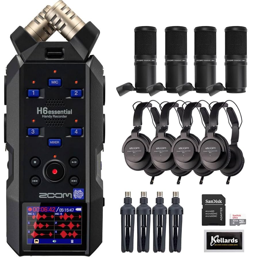 Amazon.com: Zoom H6essential 6-Track 32-Bit Float Portable