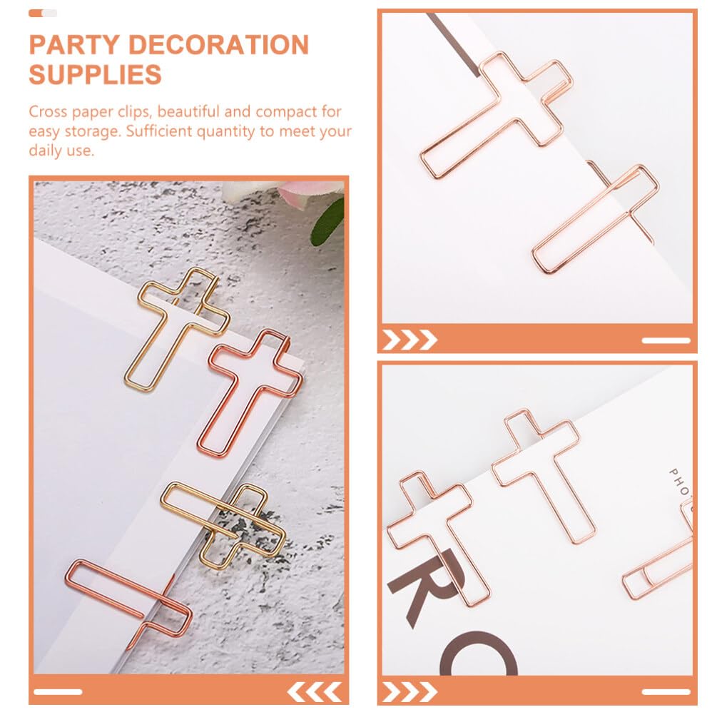 TEHAUX 10pezzi Graffette Forma Metallo Fermagli Decorativi Per Ufficio e Studio Per Documenti e Organizzazione Pratico e Creativo