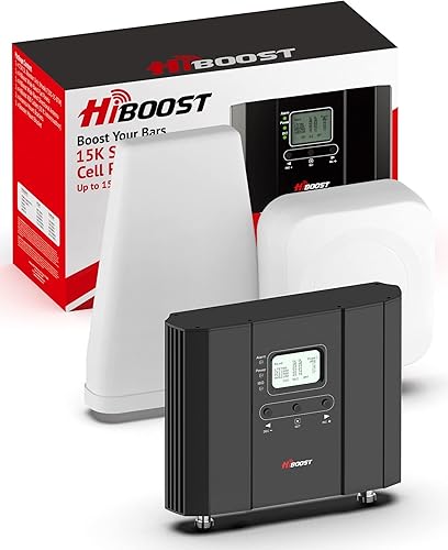 Miniatura 9 de HiBoost Amplificador de señal de teléfono celular para Verizon y AT&amp;T, amplificador de teléfono celular para cubierta del hogar de hasta 4000 pies