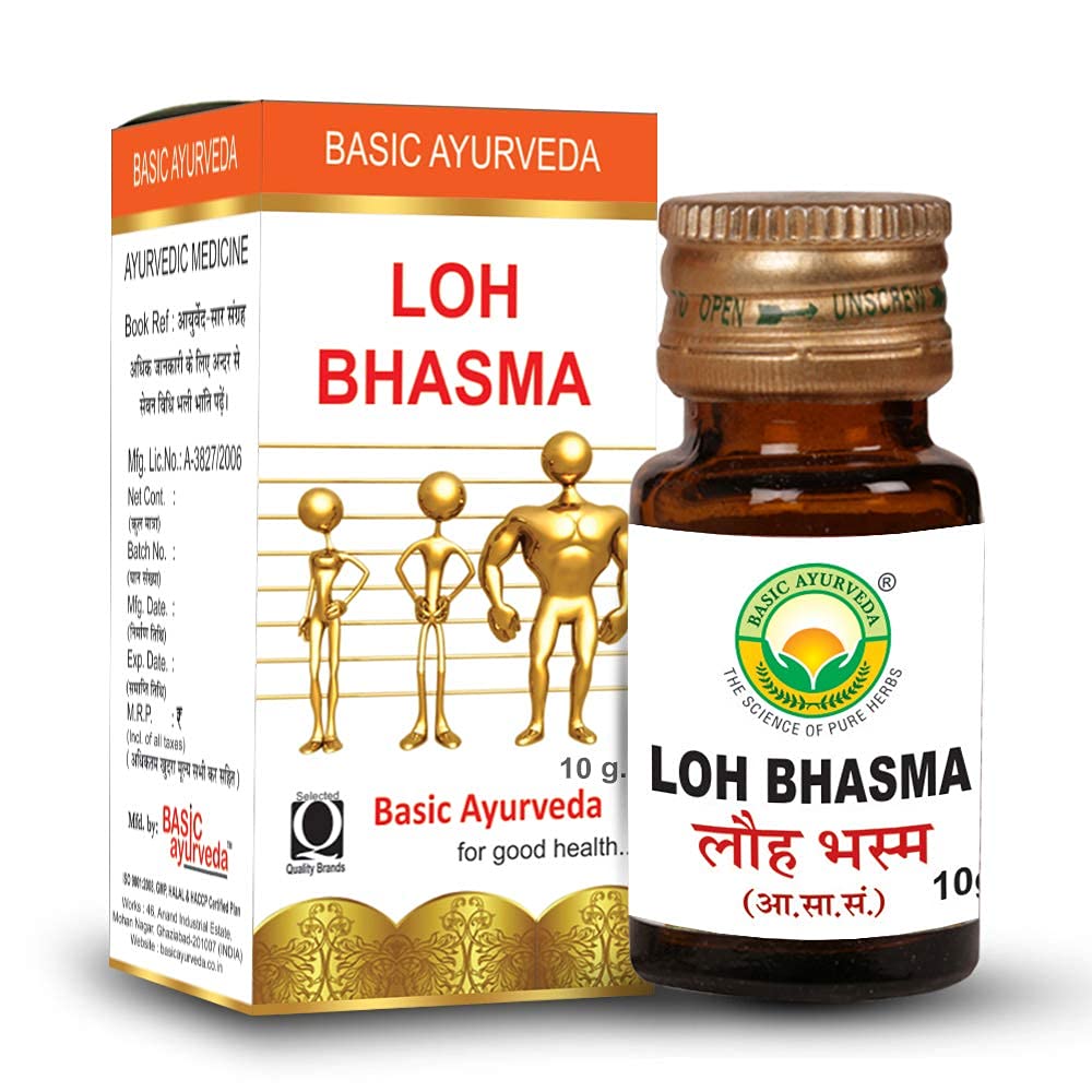 Basic Ayurveda Loh Bhasma (10 gram) Pack of 2