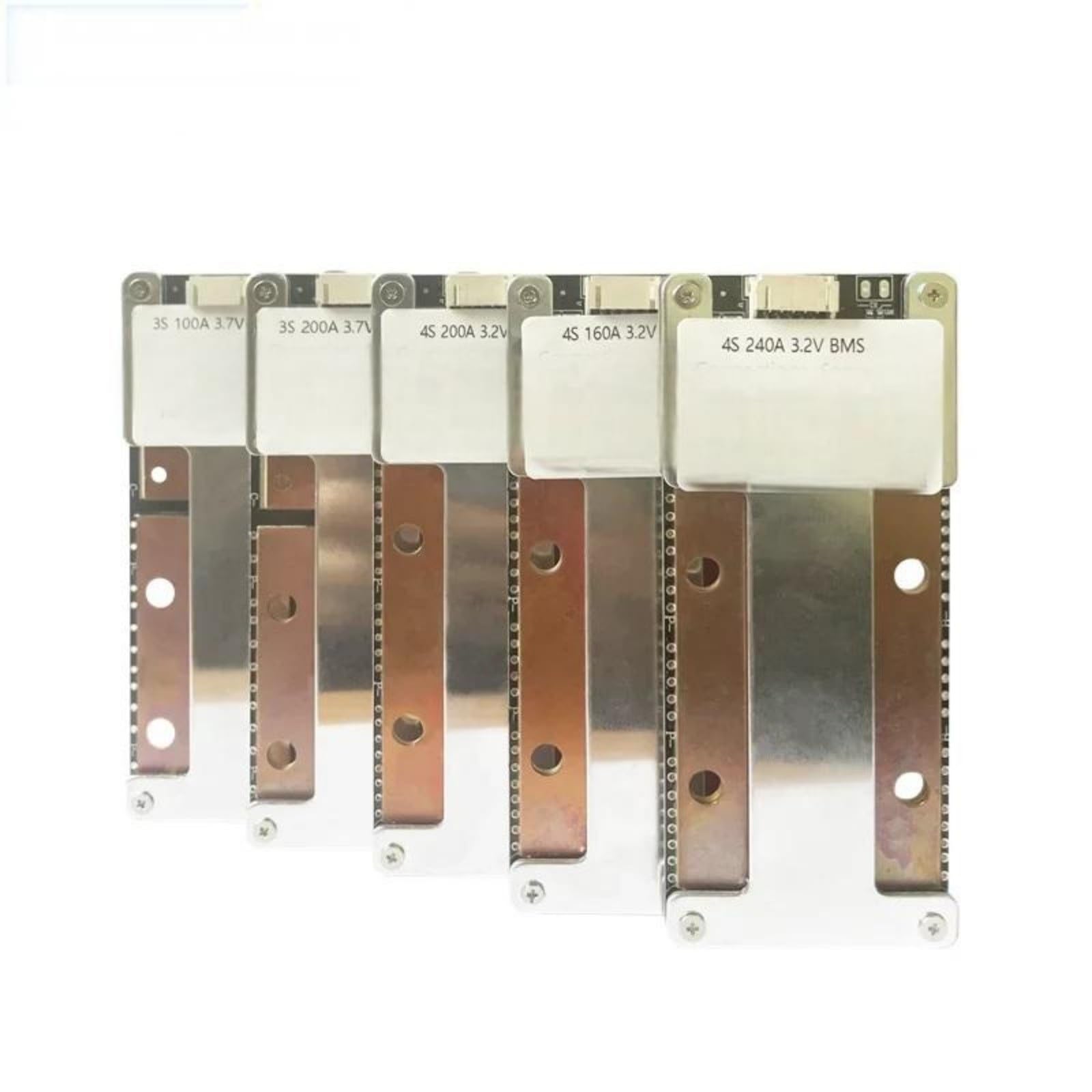 Placa de protección batería Lipo/Lifepo4 12V BMS 3/4S 100/120/160/200/240A Almacenamiento energía/Arranque vehículo Tablero BMS(4S 160A 3.7V Same Ternary)