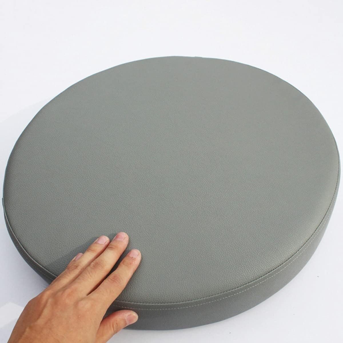 BUAOGDVG Round Kitchen Chair Cushion, Waterproof Outdoor Seat Cushions, 35/40/45/50cm Removable Washable for Dining Room Chair, Office, Garden, Outdoor, Indoor(S,50x5cm/19.6x2in)