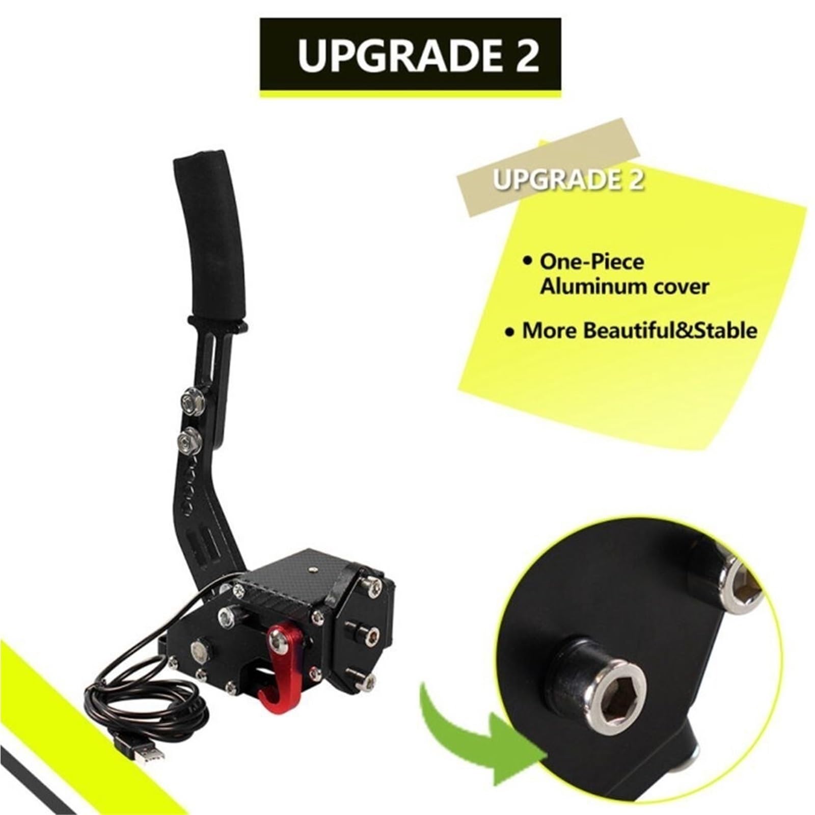 Dźwignia Hamulca Ręcznego Samochodu Hamulec ręczny USB do Logitech G25/27/29 T300 T500 PC SIM Racing Games Fanatecosw Dirt Rally System hamulca ręcznego