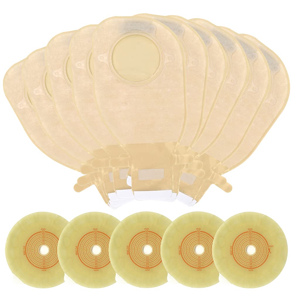 Buy Colostomy Bag Supplies, TwoPiece 15 PCS Ostomy Pouches,10PCS