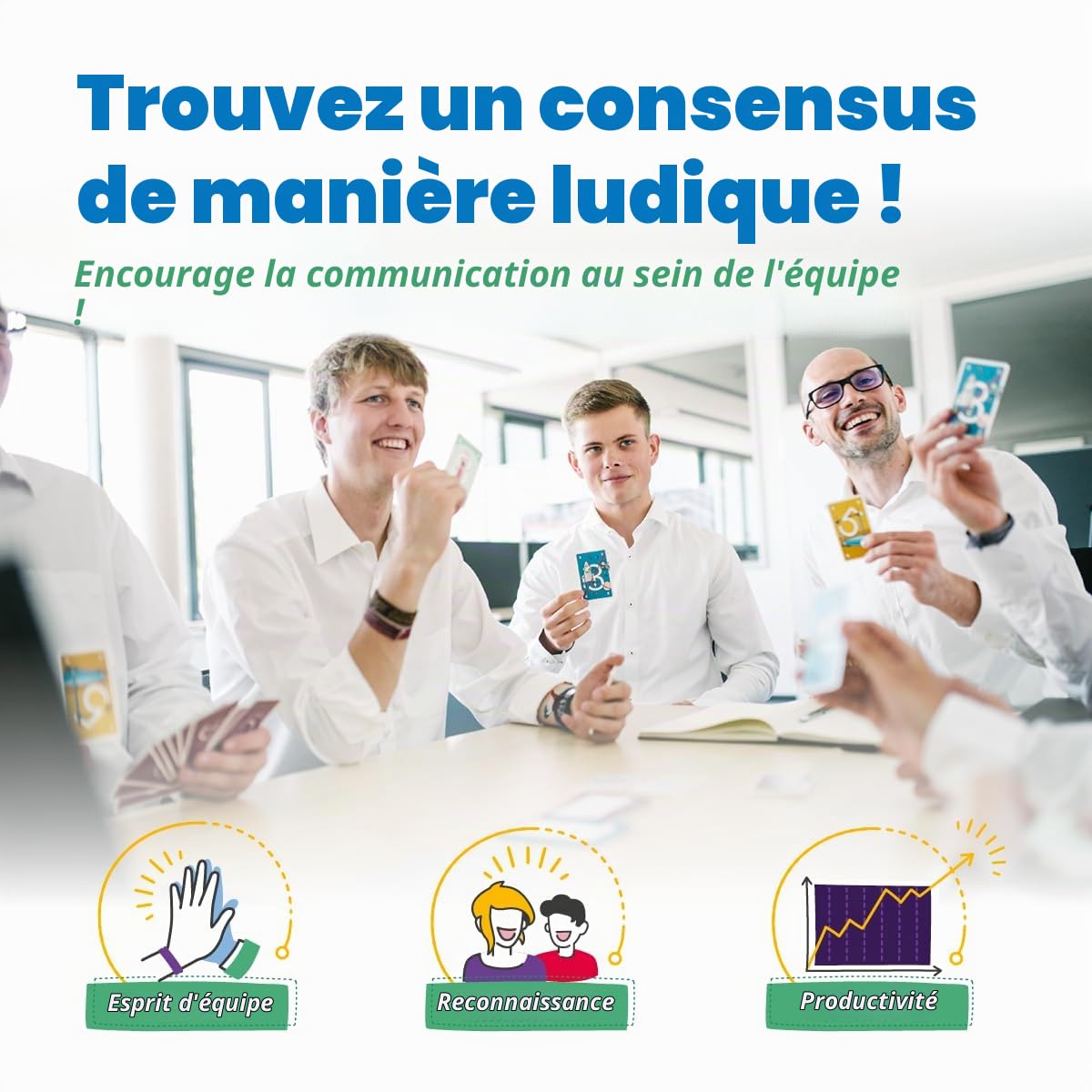 Jeu de Carte de Agile Planning Poker Cards pour 12 Personnes (3 Jeux) - Jeu de Cartes Scrum Poker pour Une estimation Efficace des Efforts en équipe - Version Ulassa