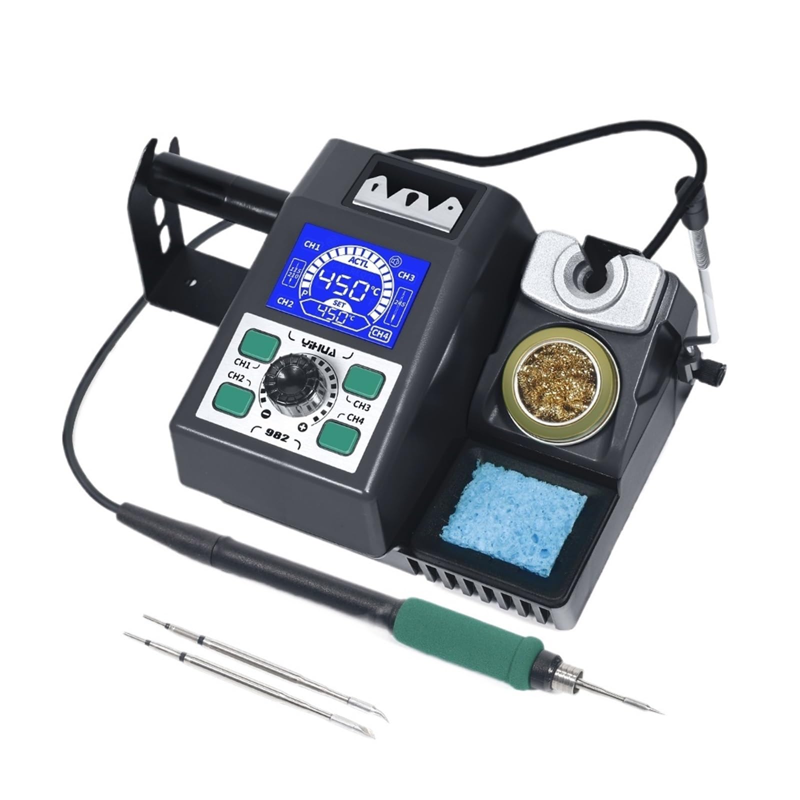 Stacja Lutownicza Repaid Heating Soldering Iron Station Kompatybilna Z Uchwytem Lutownicy C210 Elektroniczna Do Spawania Wydajna Lutownica(Set 01)