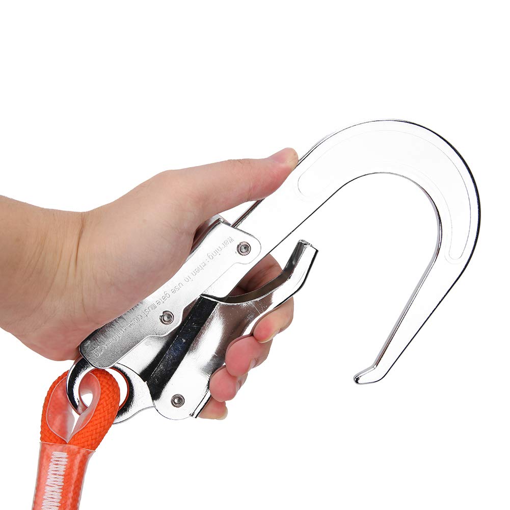 Longe de Protection Contre Les Chutes de Travail aérien léger 1.6M Corde de Survie de Construction extérieure Ceinture de sécurité de Travail aérien résistant à l'usure pour la Construction