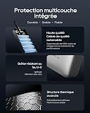 CUKTECH 25000mAh 100W Batterie Externe LED avec Câble USB-C Tressé Intégré - 7