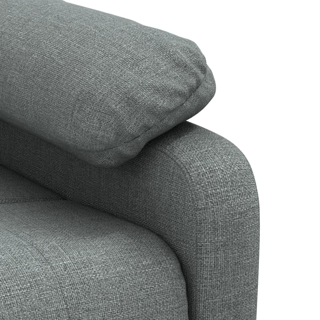 Sillón eléctrico reclinable, Sillón Relax, Sillones Reclinables, Butaca Reclinable, Sillon Lactancia, Sillon Individual, Sofa Relax, Sillon Orejero, de Tela Gris Oscuro