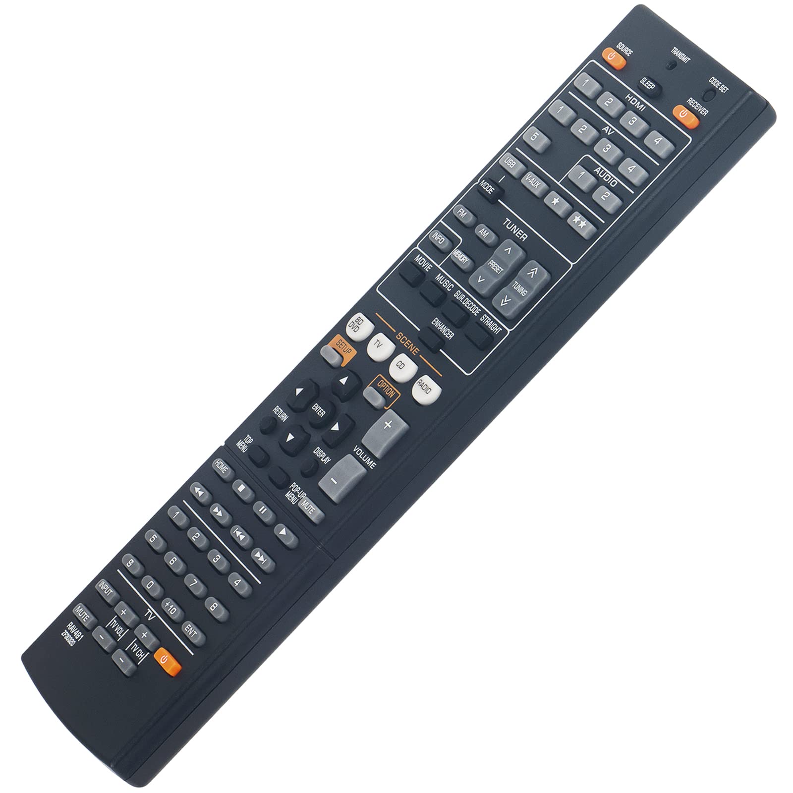 New For Yamaha AV Receiver HTR-5063 RX-V1065 HTR-4063BL RX-V565 Remote Control e