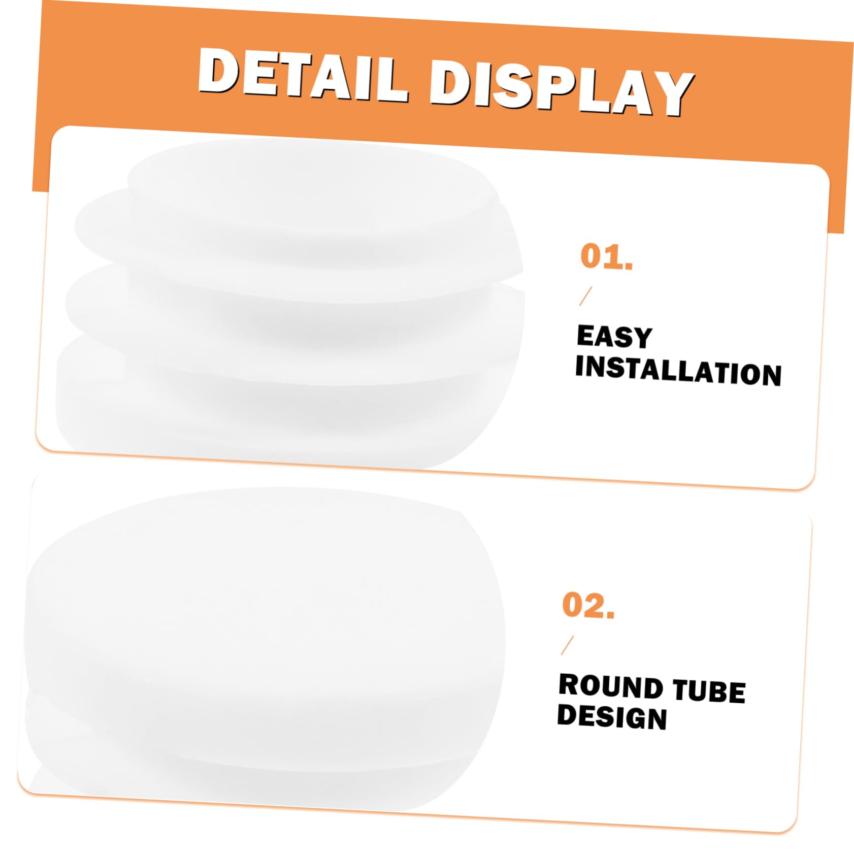 WHAMVOX 10pcs Hockey Stick End Cap Stick Butt End Cap Pp Plastic Material Easy Installation