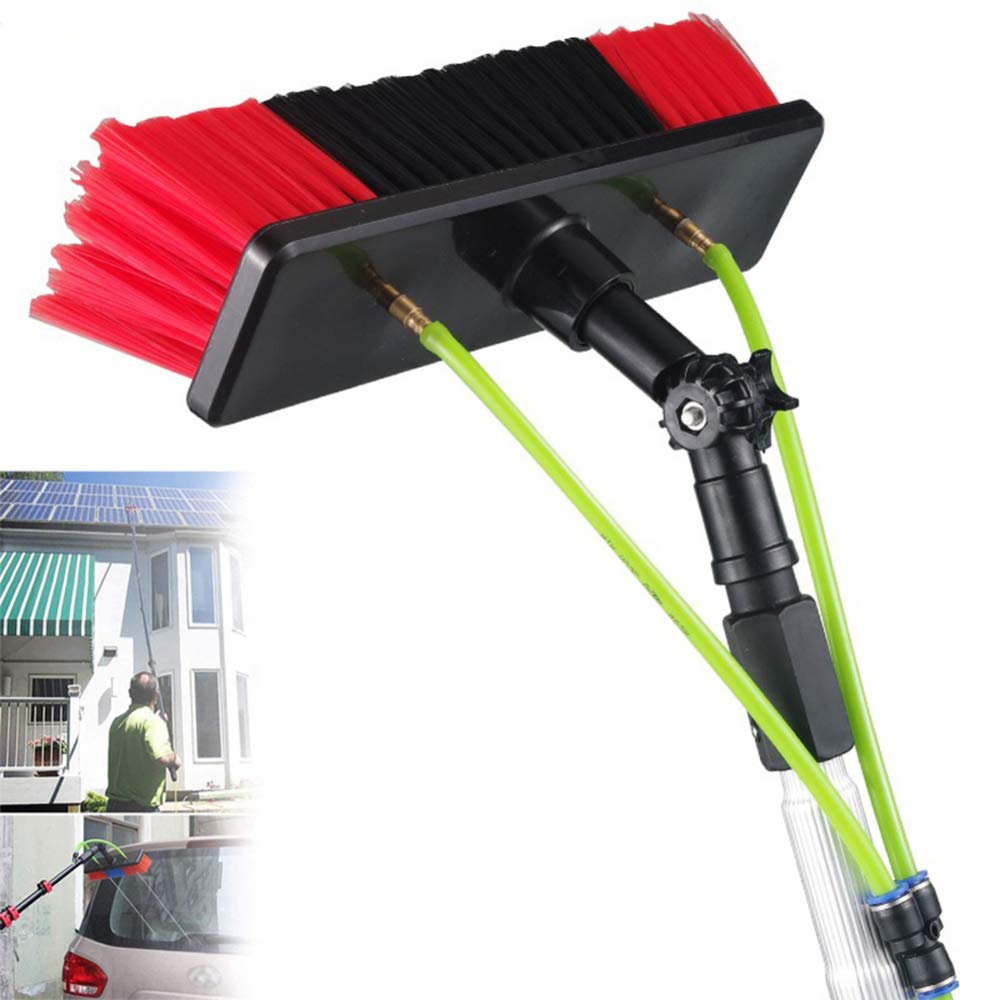 Nettoyage de panneaux photovoltaïques avec brosse télescopique eau 12m