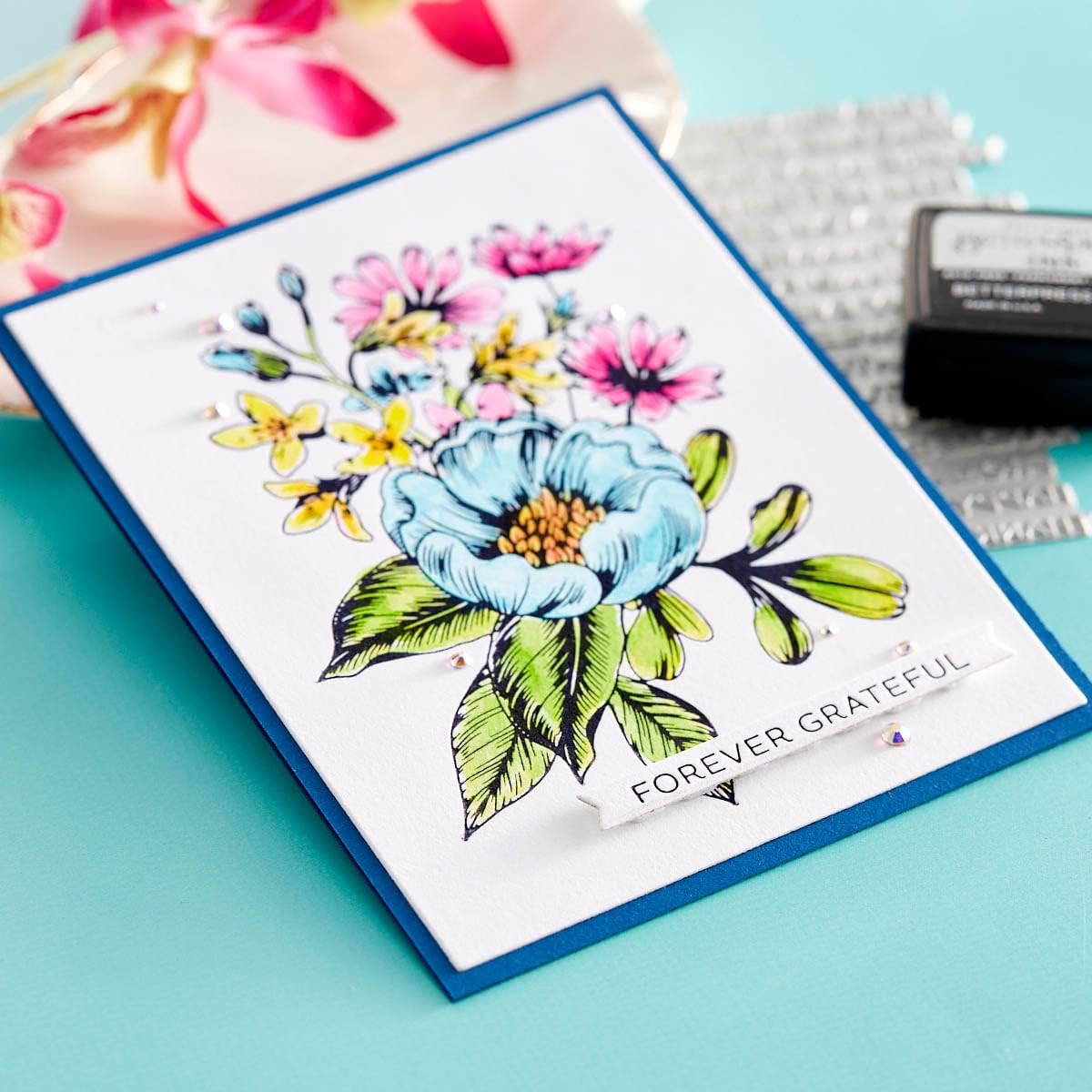 Spellbinders BP-025 Always and Forever Sentiment Strips Press Plate & Die Set from BetterPress Collection