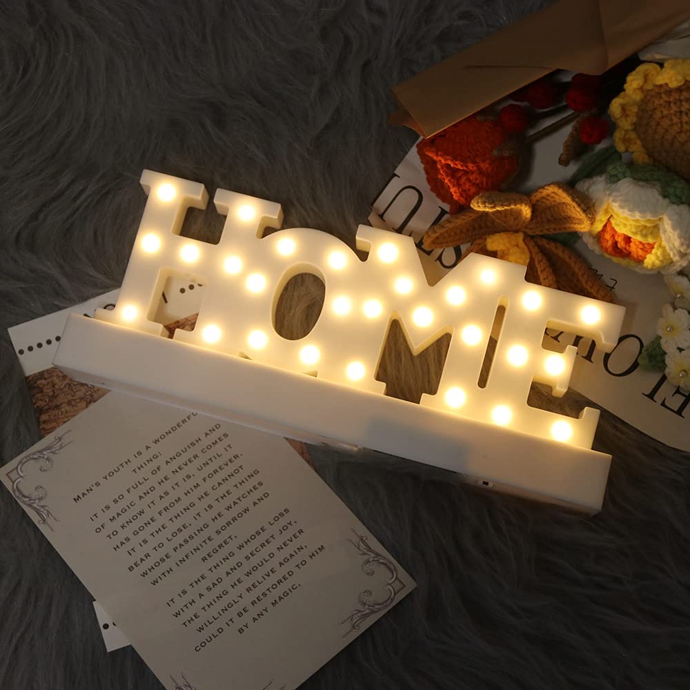 GUOCHENG Décoration Lumineuse De Style Home Lettre Lumineuse