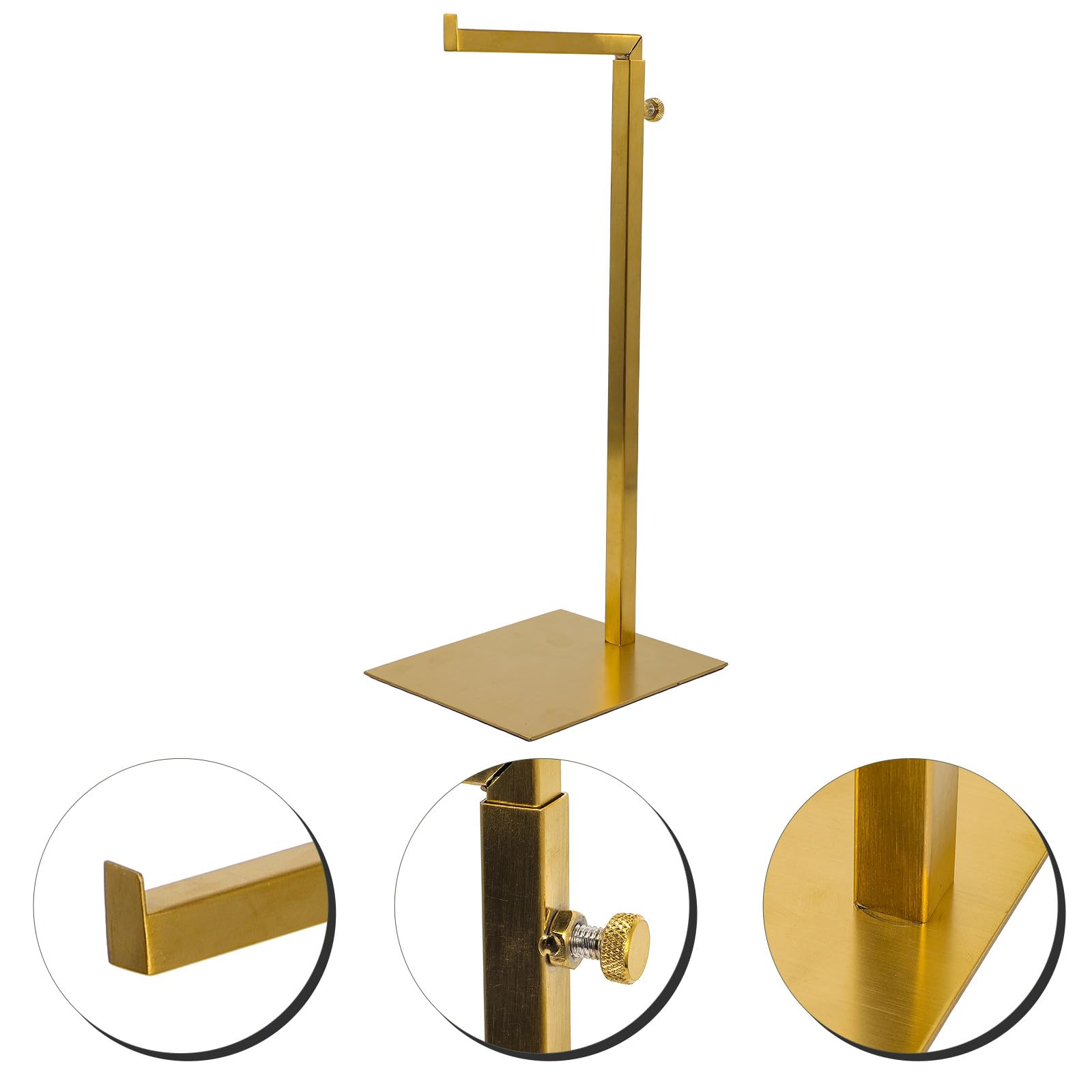 TEHAUX Percha y Acero para Bolsos Organizadora Inoxidable de Ahorra Dorado Soporte para Colgar Bolsos en Espacio Armario en Hogar Tienda