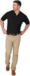 Hanes Hanes X-Temp pour hommes avec fresh IQ Pique Polo à manches courtes ShirtPolo Chemise pour homme
