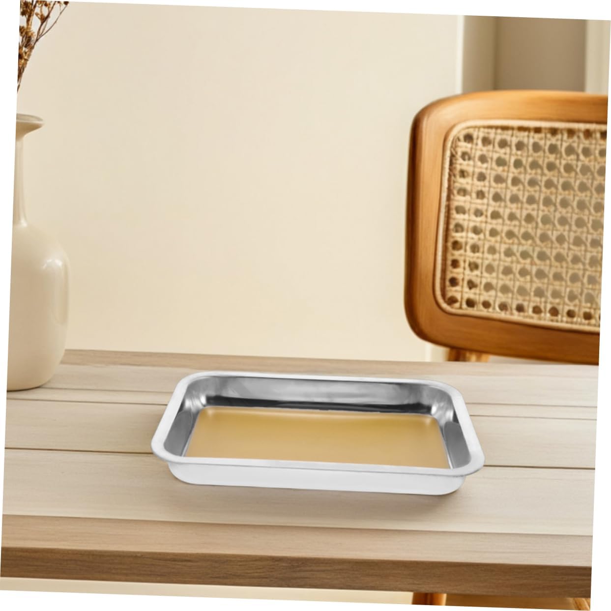 Unomor 2pcs Dissection Trays Stainless Steel Lab Dissection Kits for Anatomy Biology Educational Use