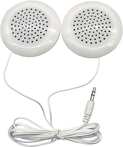 Altavoz de almohada, 0.138 in, mini altavoz portátil estéreo con 2 altavoces estéreo de alta fidelidad para teléfono MP3, CD portátil