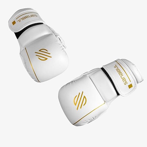 Sanabul Gold Strike - Guantes hinchados de MMA para Sparring y entrenamiento
