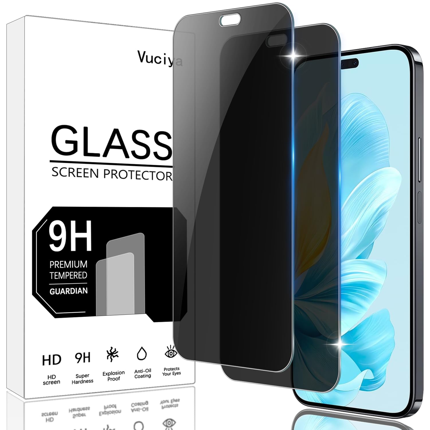 Protège écran ANTI ESPION En Verre Trempé Pour IPhone 13 13 Pro 14