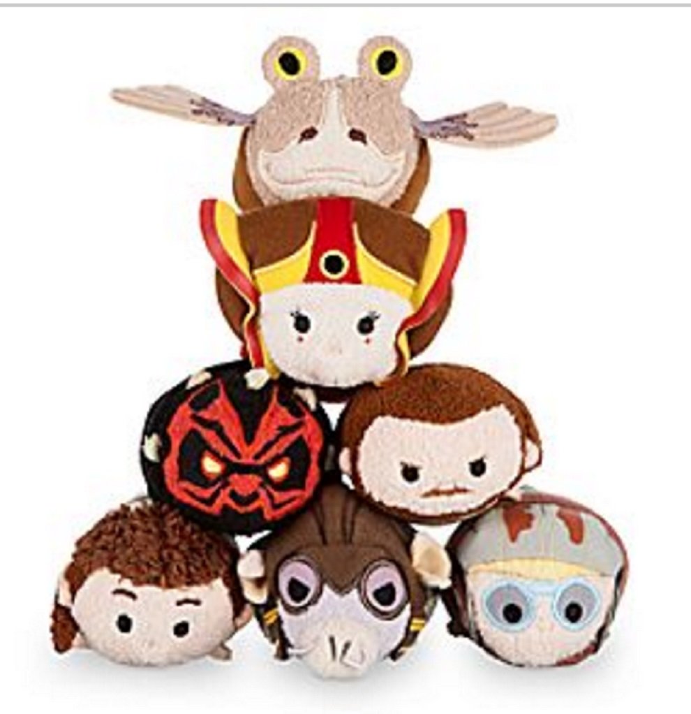 Disney - Star Wars: The Phantom Menace Mini ''Tsum Tsum'' Plush Collection set of 7