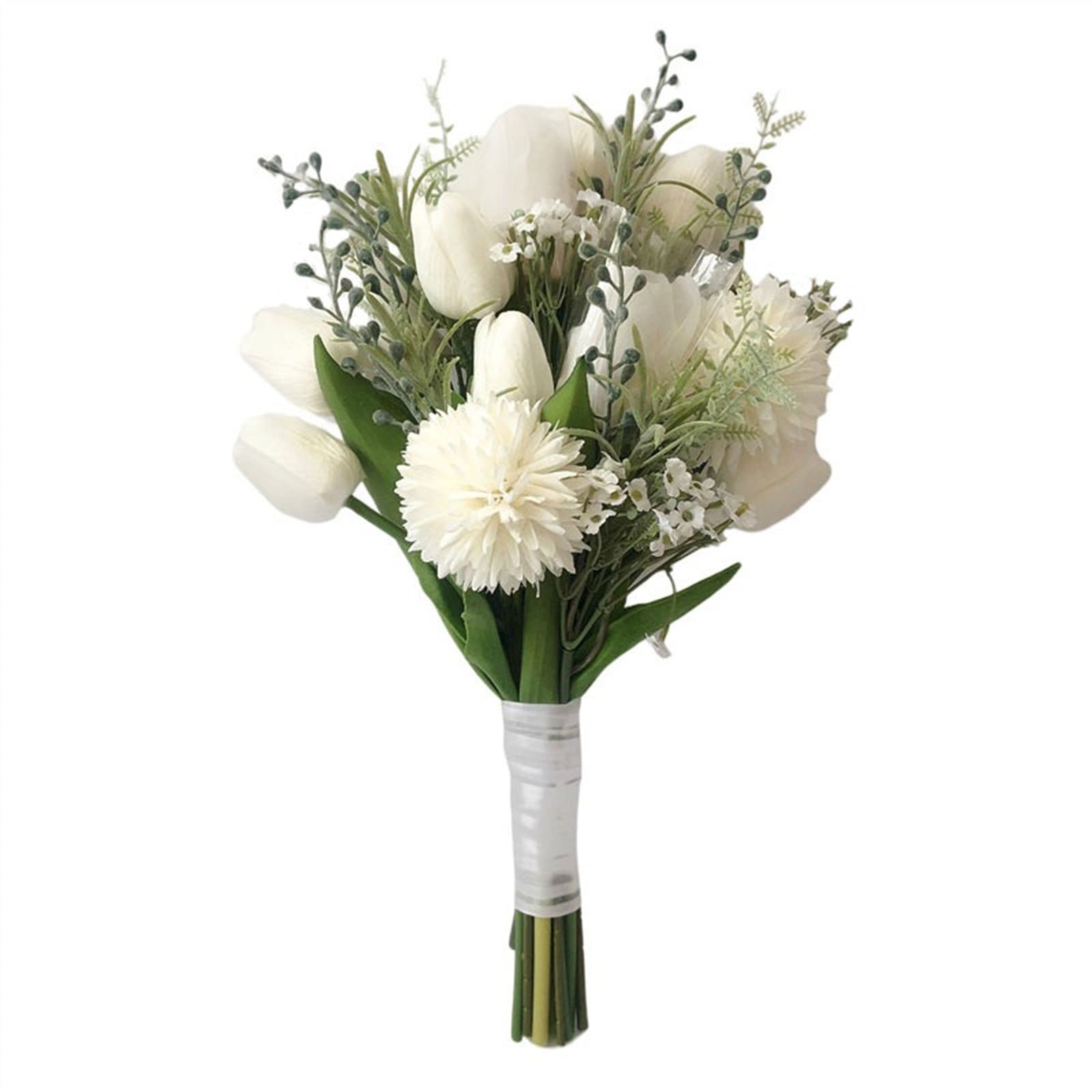 Bouquet de fleurs artificielles en soie pour mariage et décoration de table