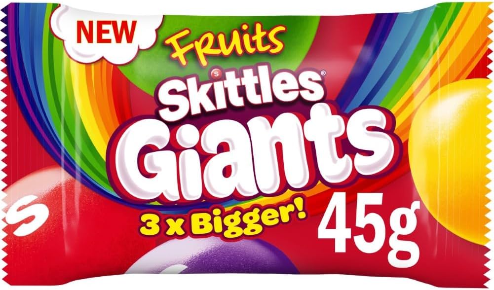 Skittles Giants Fruit Sweets Bag, 45g