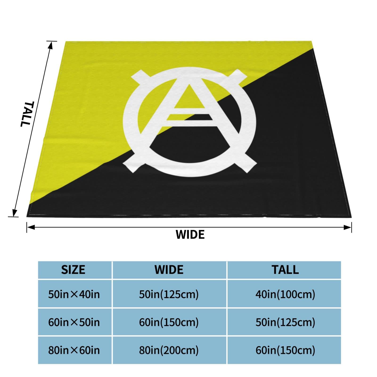 Amazon｜ブランケット 無政府資本主義の旗 毛布 フランネル 抗菌 防臭 水洗い 四季通用 おしゃれ かわいい 洗える  フォーシーズンズエアコン多機能 薄手 静電気防止 耐久 昼寝 掛けふとん 200X150cm｜ブランケット・毛布 オンライン通販