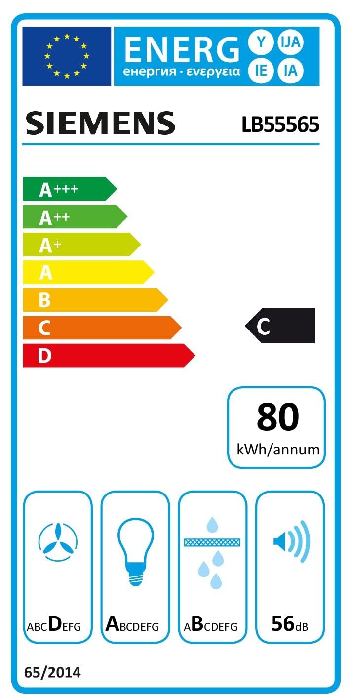 Siemens LB55565 iQ300 Dunstabzugshaube / Extrem Leise / LED-Beleuchtung