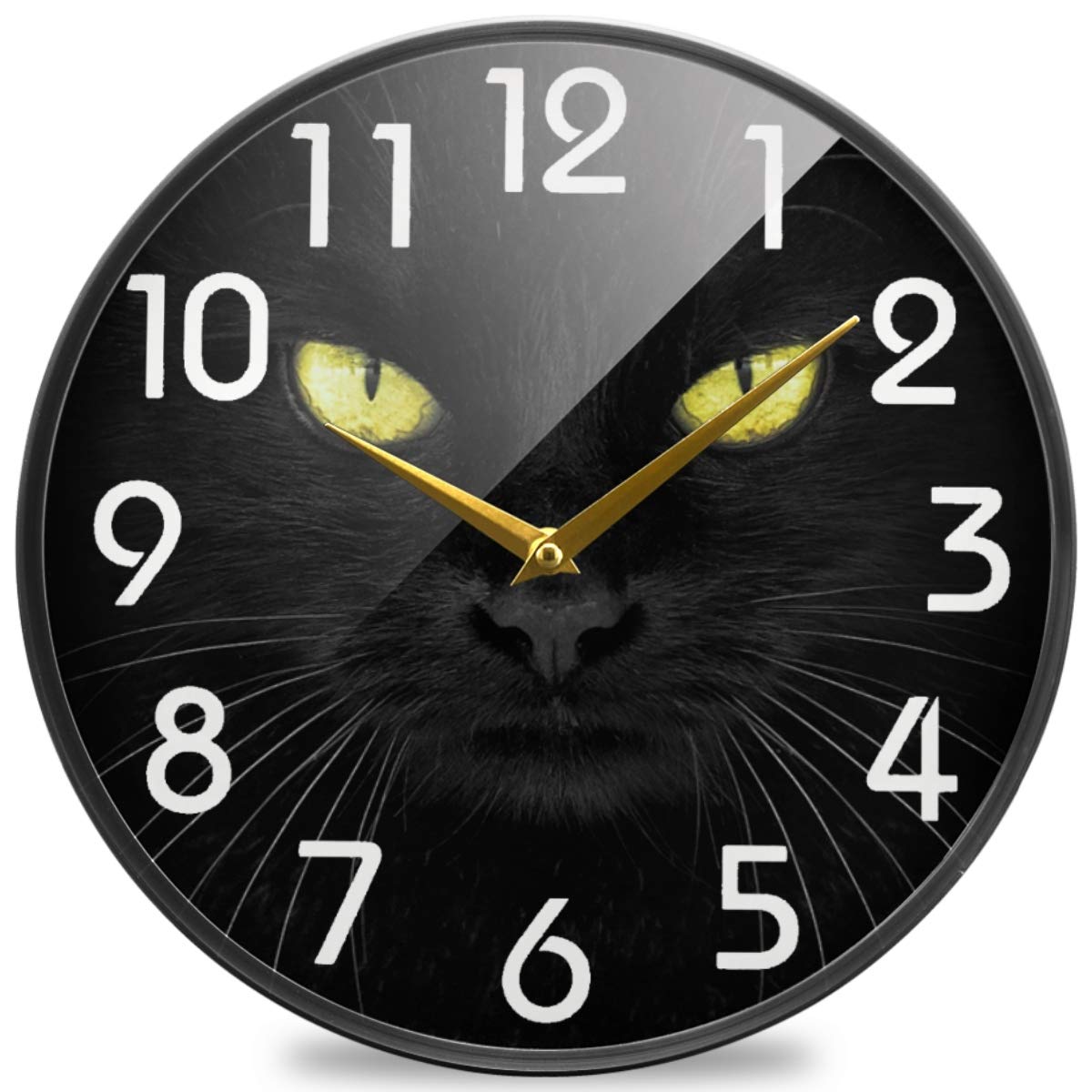 Horloge murale sans tic-tac Naanle ronde 30,5 cm pour retrouver le calme