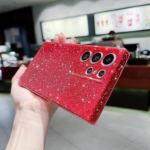 Miniatura 4 de MINSCOSE Funda compatible con Samsung Galaxy S20 FE 5G, bonito color neón brillante, con purpurina, delgada, delgada, a prueba de golpes, de