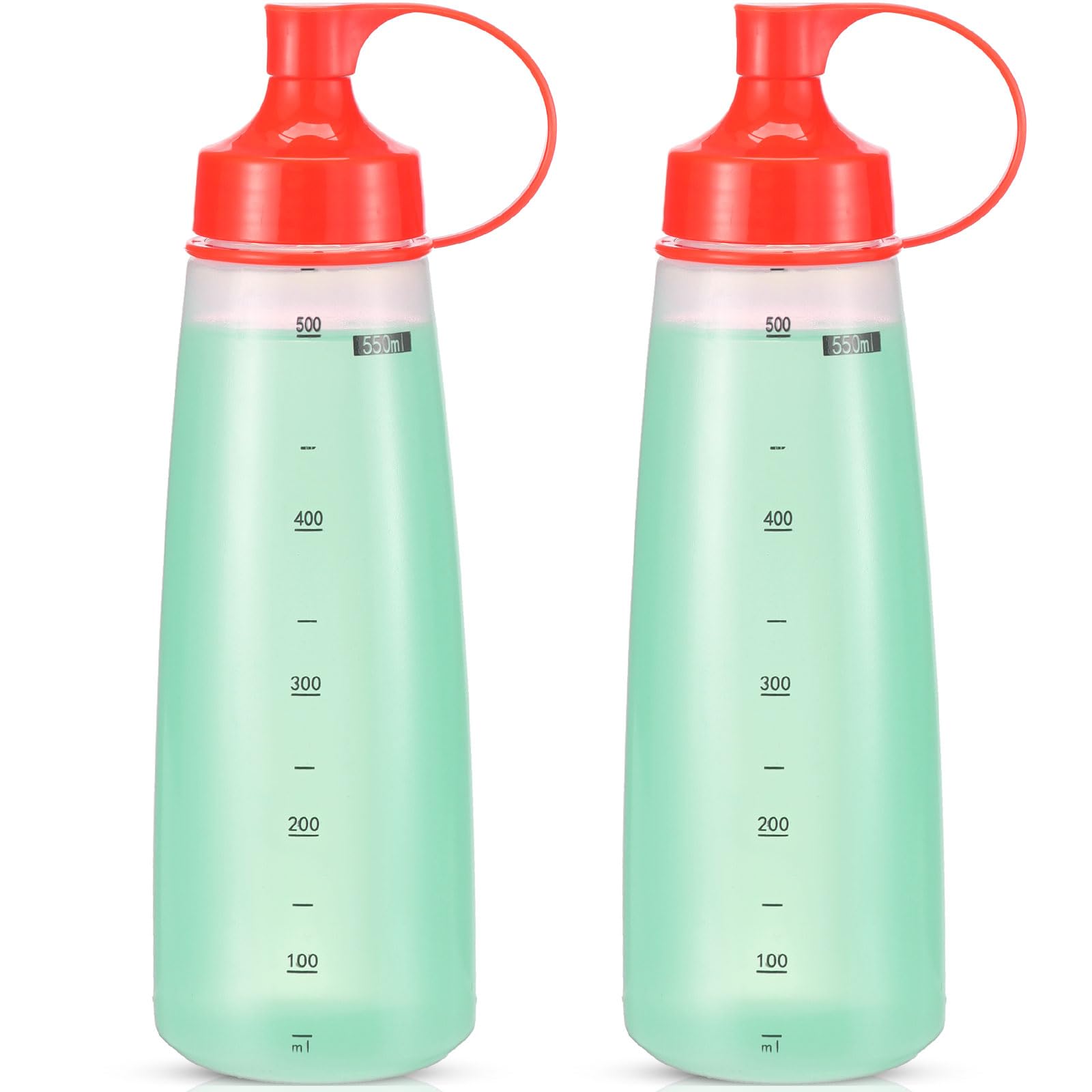 Squeeze Bottles - 2 Pack for Sauces & Crafts -1