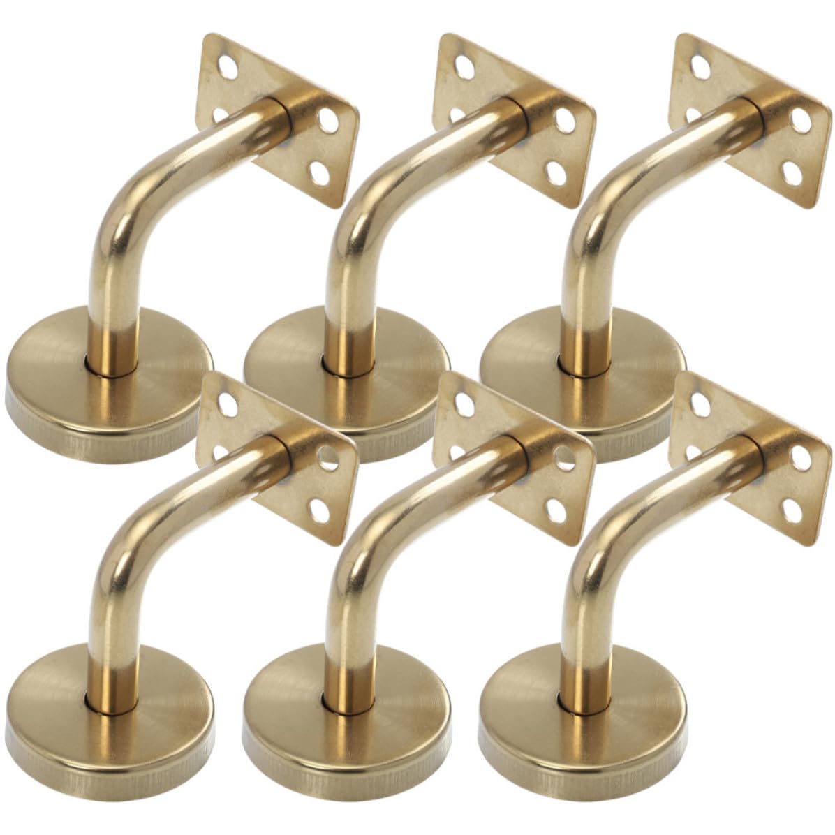 Soportes pasamanos de acero inoxidable estables para una barandilla interior resistente 8