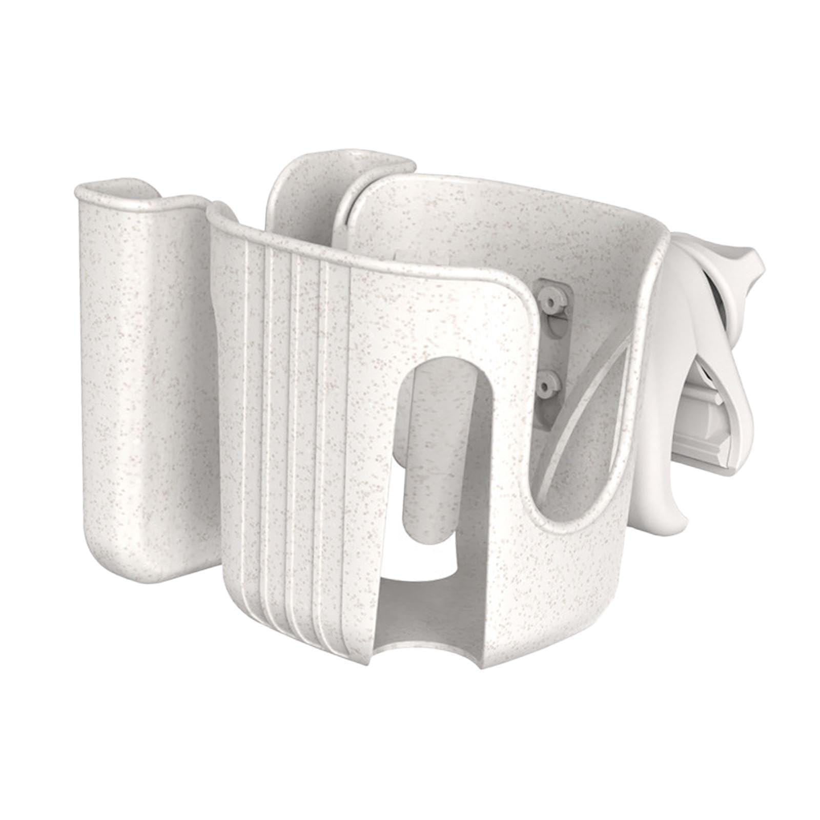 Stroller Cup Holder with Phone Holder Portable Drink Holder for Bike Tricycle Pushchair Scooter Wheelchair Walker Treadmill Lawnmower Golf Cart Office Chair