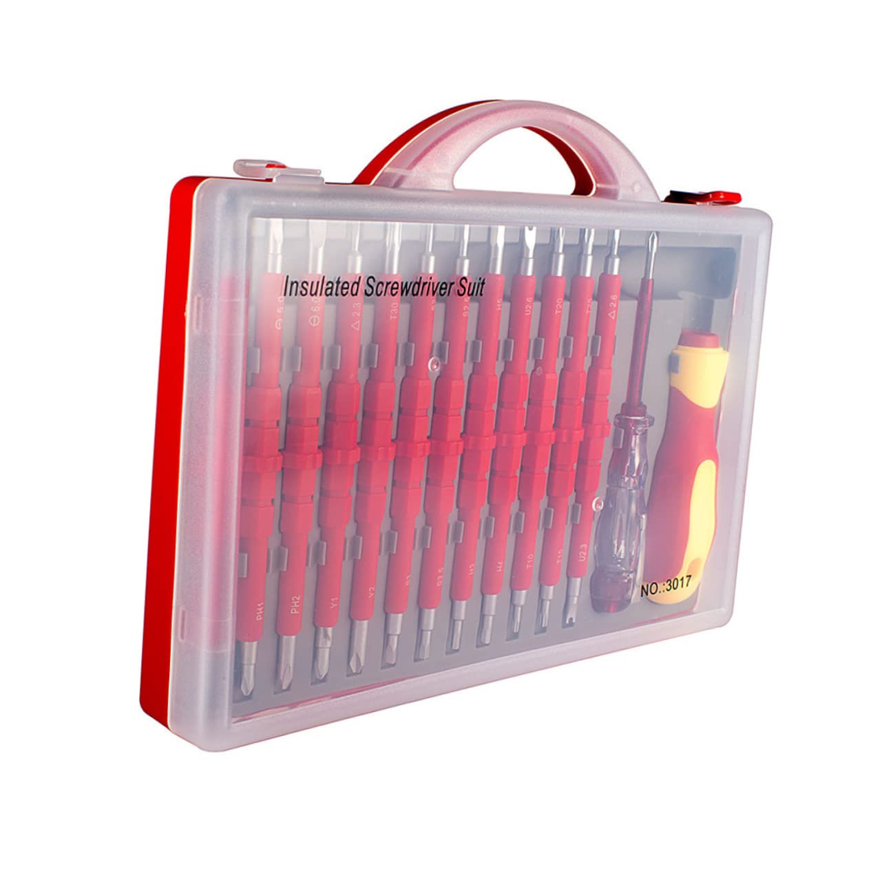 Holibanna 1 Set Di Cacciaviti A Taglio Cacciaviti Isolati Kit Di Cacciaviti Per Elettricisti Strumento Di Manutenzione Per Elettricisti Cacciavite Antiscivolo Strumento Per