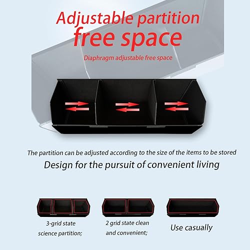 Miniatura 4 de Organizador de maletero de automóvil, contenedor de almacenamiento de carga para vehículo (negro, para Toyota Sienna)