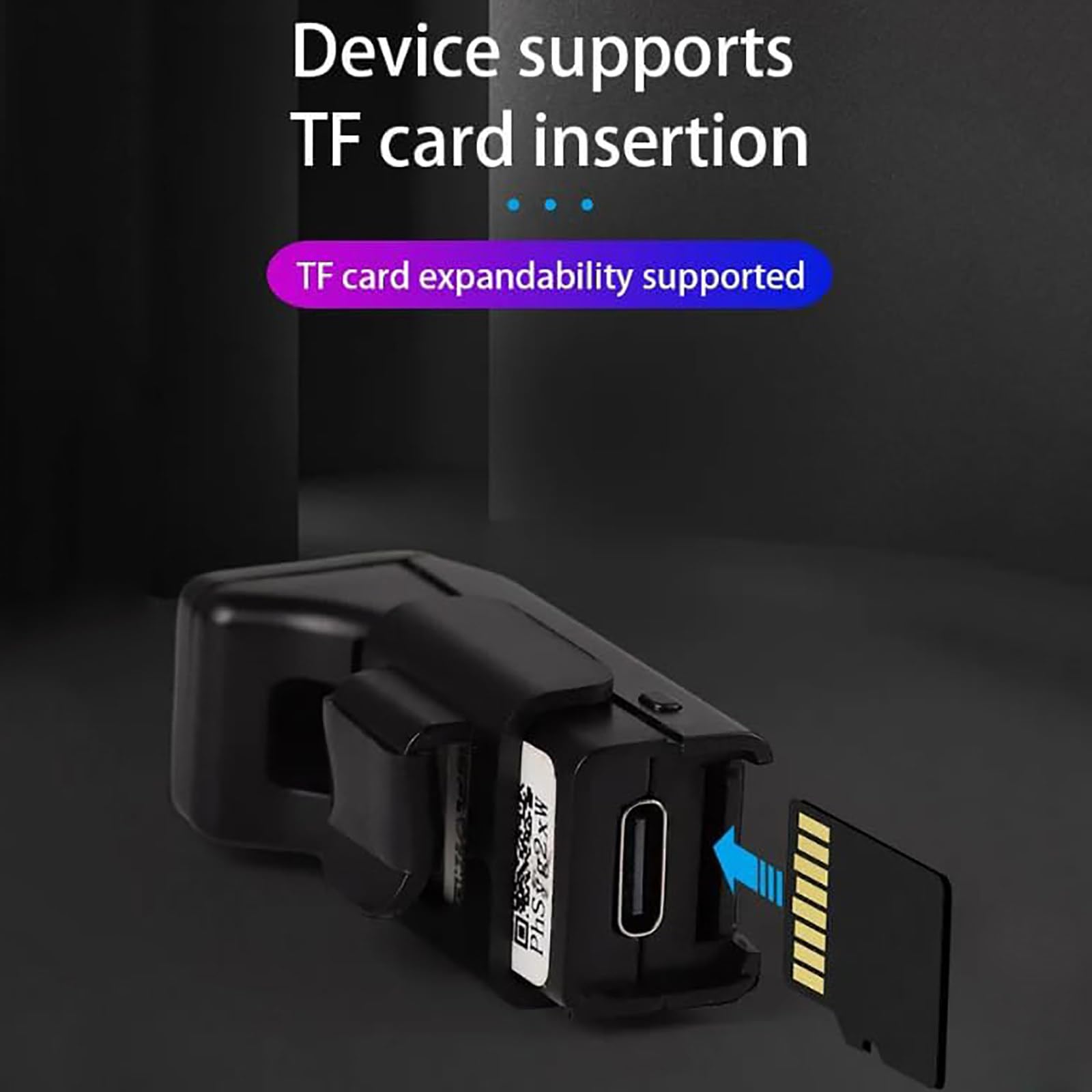 Occhiali Con Fotocamera 64g, Occhiali Per Riprese Video 1080P, Supportano Video/Foto/Registrazione/Condivisione Remota, Per Sport All'Aria Aperta (Occhiali Non Inclusi)
