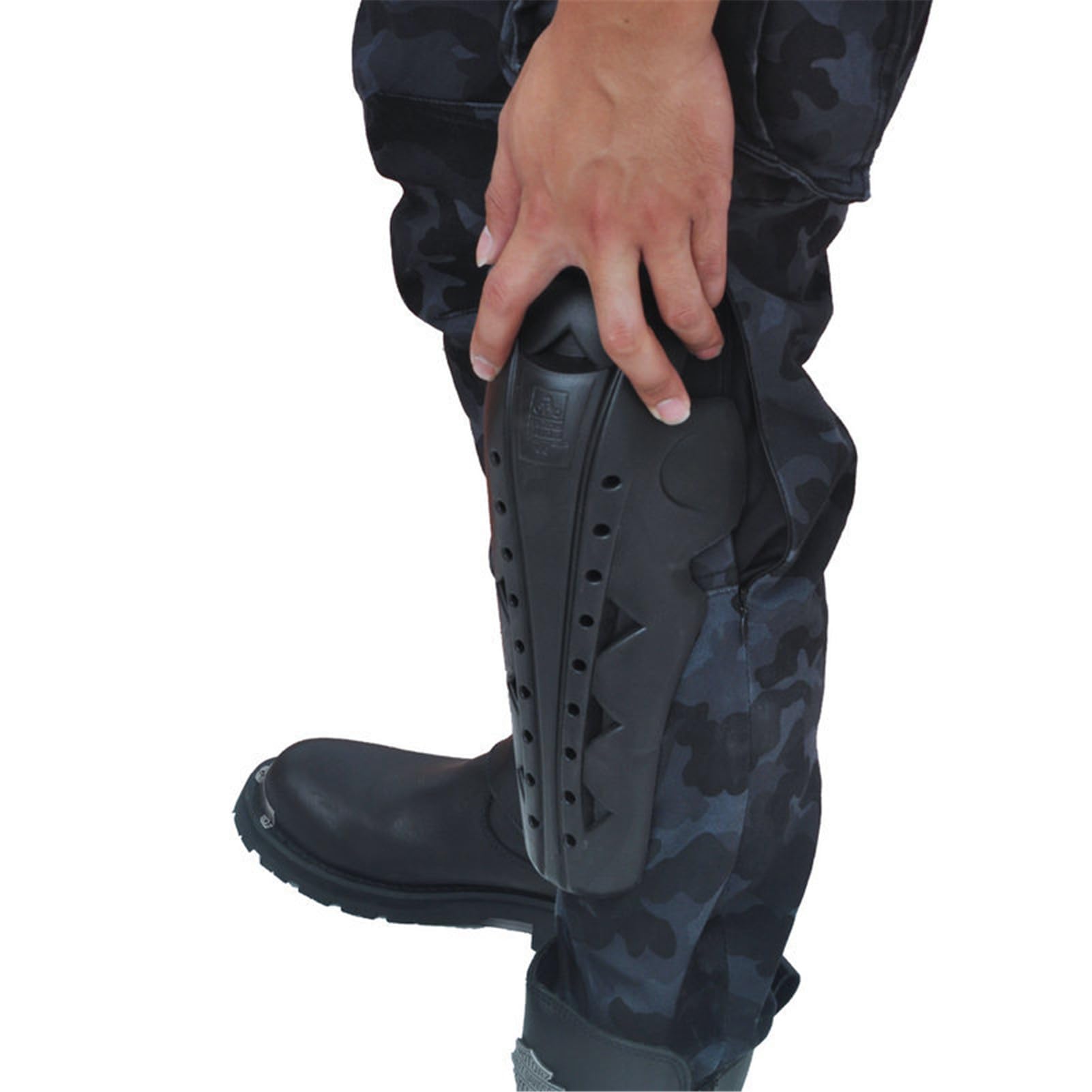Jeans da Moto da Uomini Pantaloni da Motociclista in Denim Impermeabili Protezione Impermeabile Pantaloni da Moto da Ciclismo Jeans da Motociclista Elasticizzati con 4 Protezioni