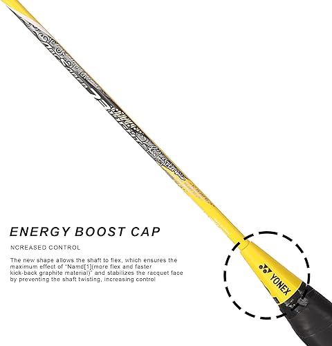 Miniatura 8 de Yonex Raqueta de bádminton Arcsaber 73Amarillo Claro G4 5U