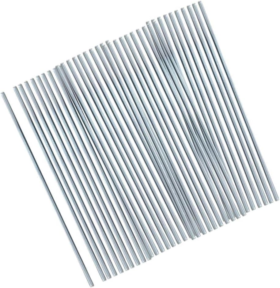 Aluminum Welding Rods 3 Size Optional 1.6mm/2.0mm/2.4mm, Low Temperature Soldering Cored Wire, Brazing Rods Tube for Almost All White Metals, 20inch Lengt - 1.6mm 50pcs