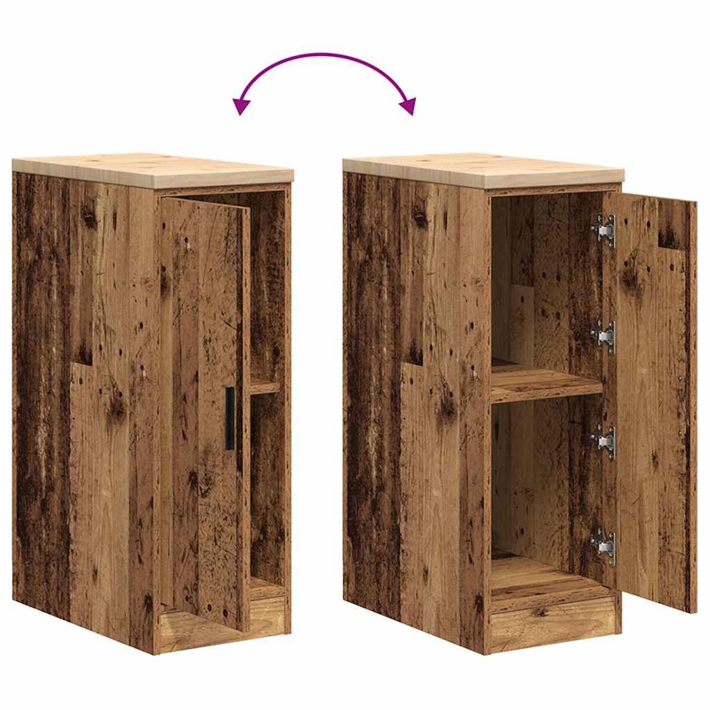 Générique Armoire de Rangement de Garage Vieux Bois 30x51x85 cm Bois pin,Entreprise & Industrie,Stockage Industriel,Armoires industrielles,Brun,18 KG,860560